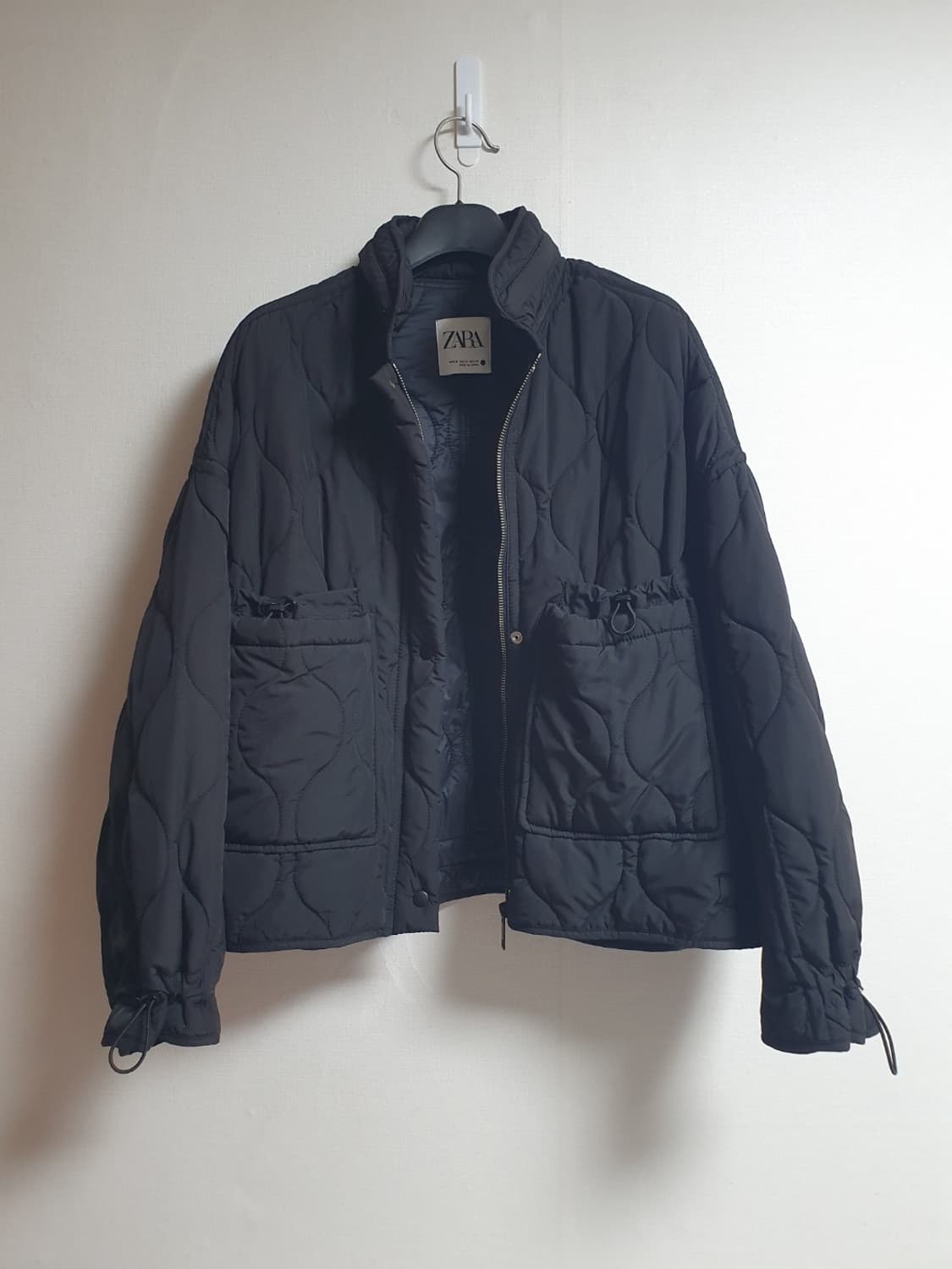 택포가 자라 자켓 블랙 퀼팅누빔자켓 M 상품이미지3