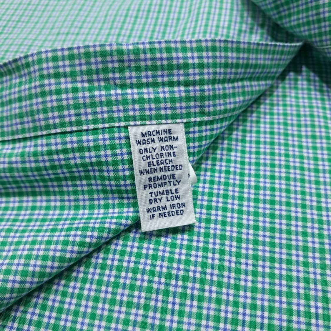 CL979 2XL 폴로 90s 클래식핏 그린 마이크로체크 셔츠 남방 상품이미지5