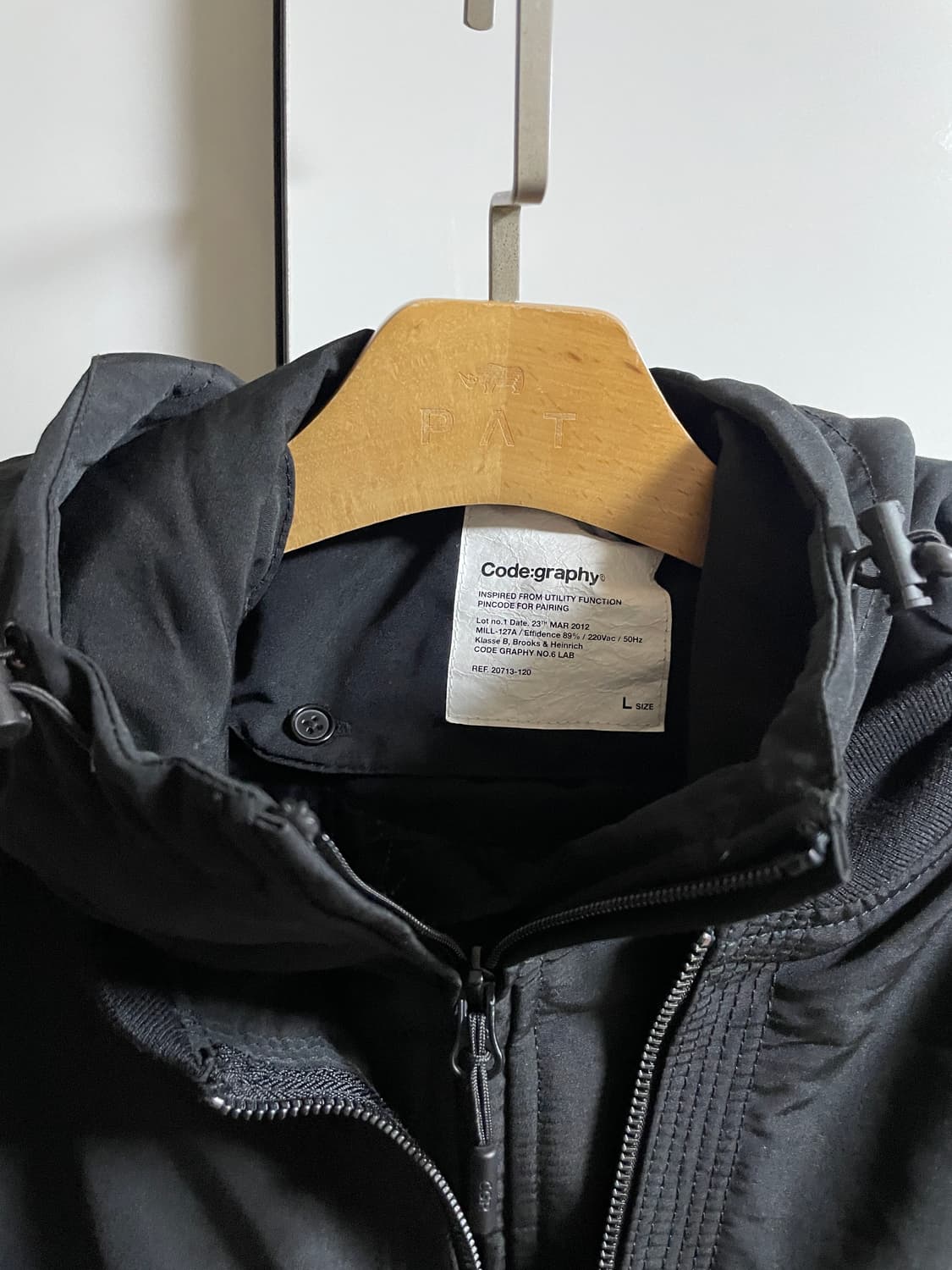 코드그라피 유틸리티 레이어드 후드 MA-1 자켓 (패딩버전) 상품이미지4