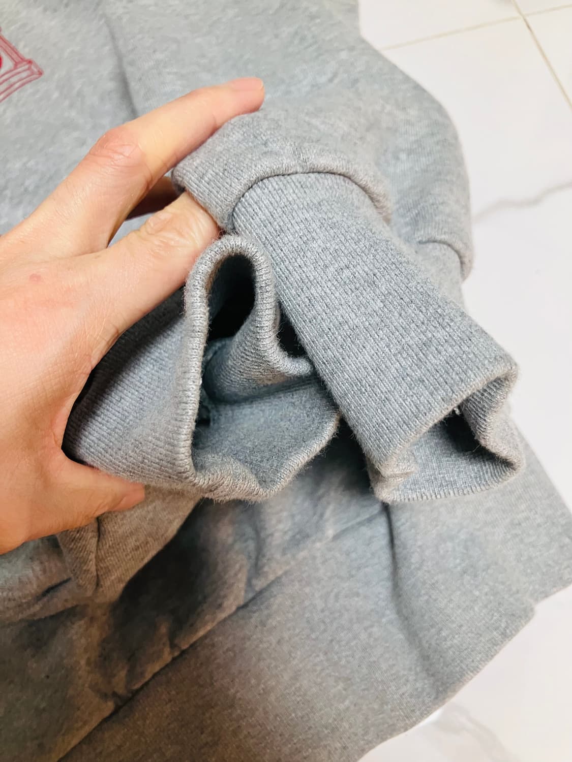 Aries 에리즈 템플 맨투맨 그레이 S 상품이미지4