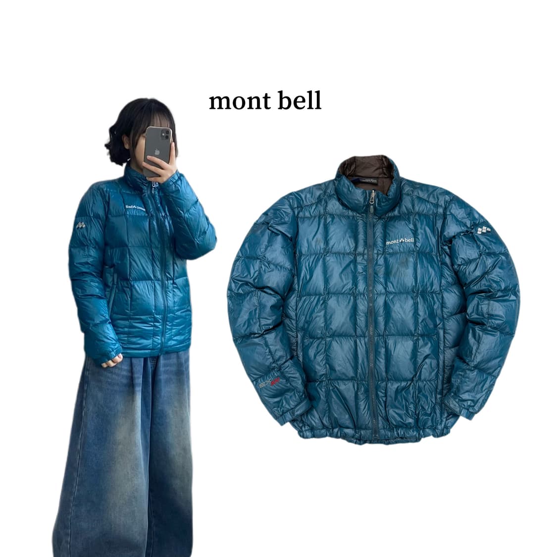 몽벨 고프코어 슈페리어 800 구스다운 경량패딩 자켓 상품이미지1