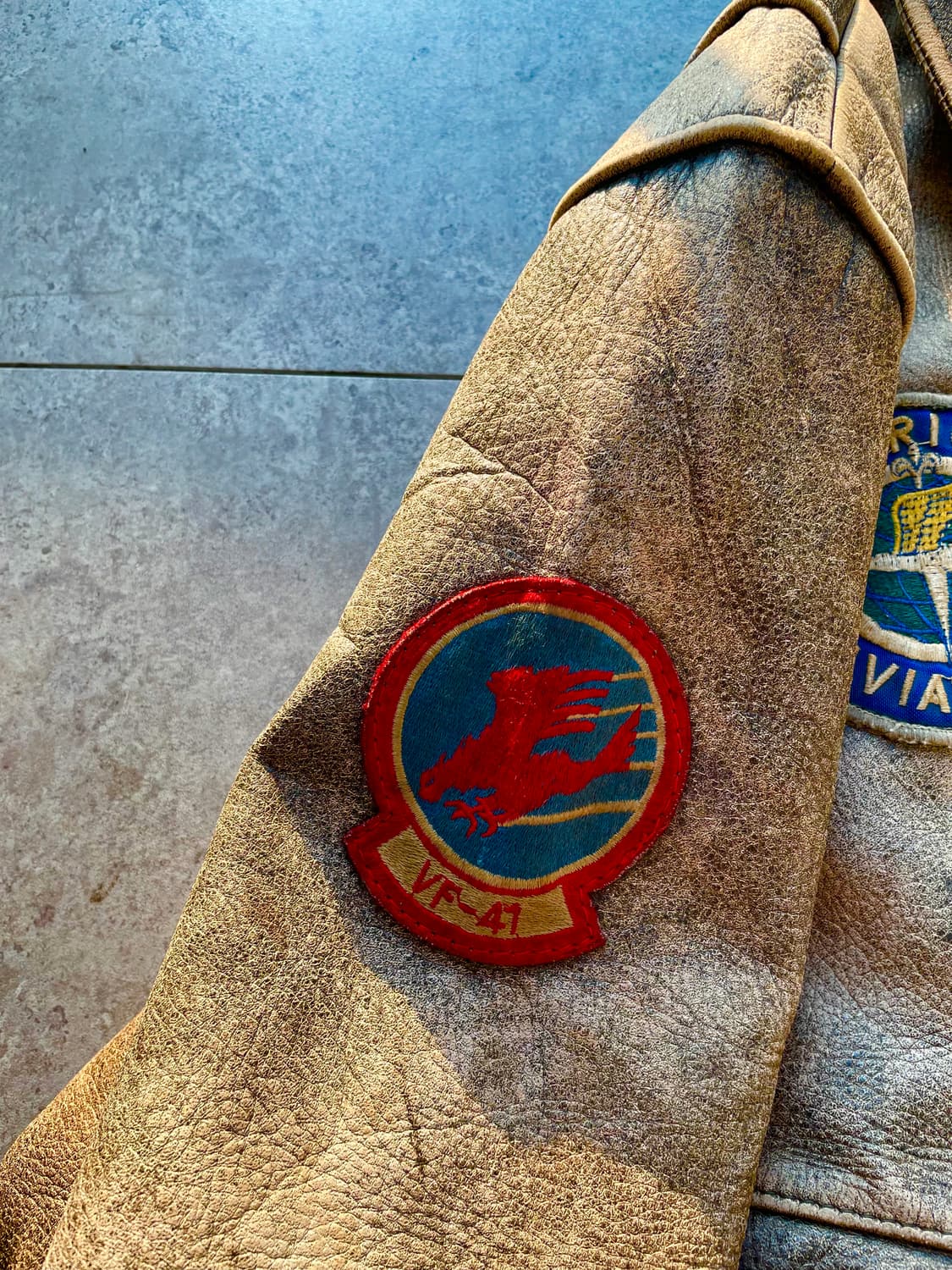 나파소가죽 A2플라이트 자켓 상품이미지6