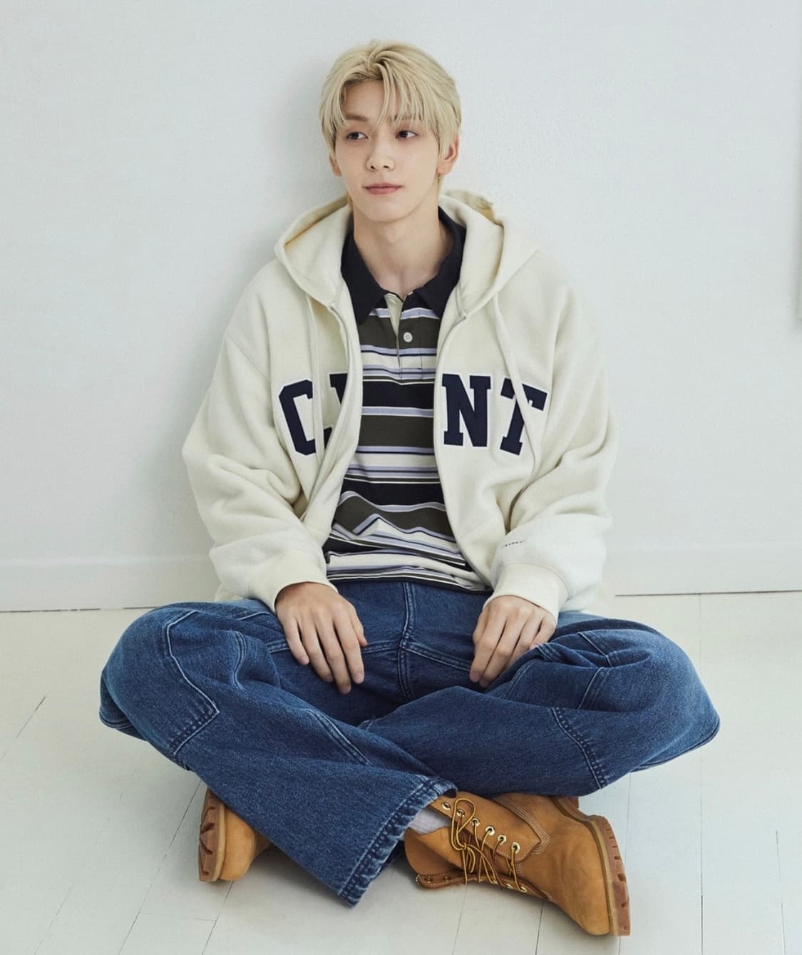 커버낫 웜온 플리스 후드집업 상품이미지3