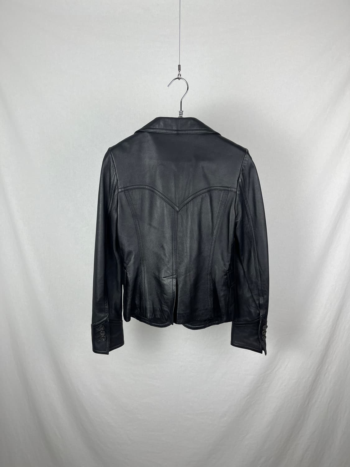 Vintage 램스킨 웨스턴 레더 블레이저 상품이미지3