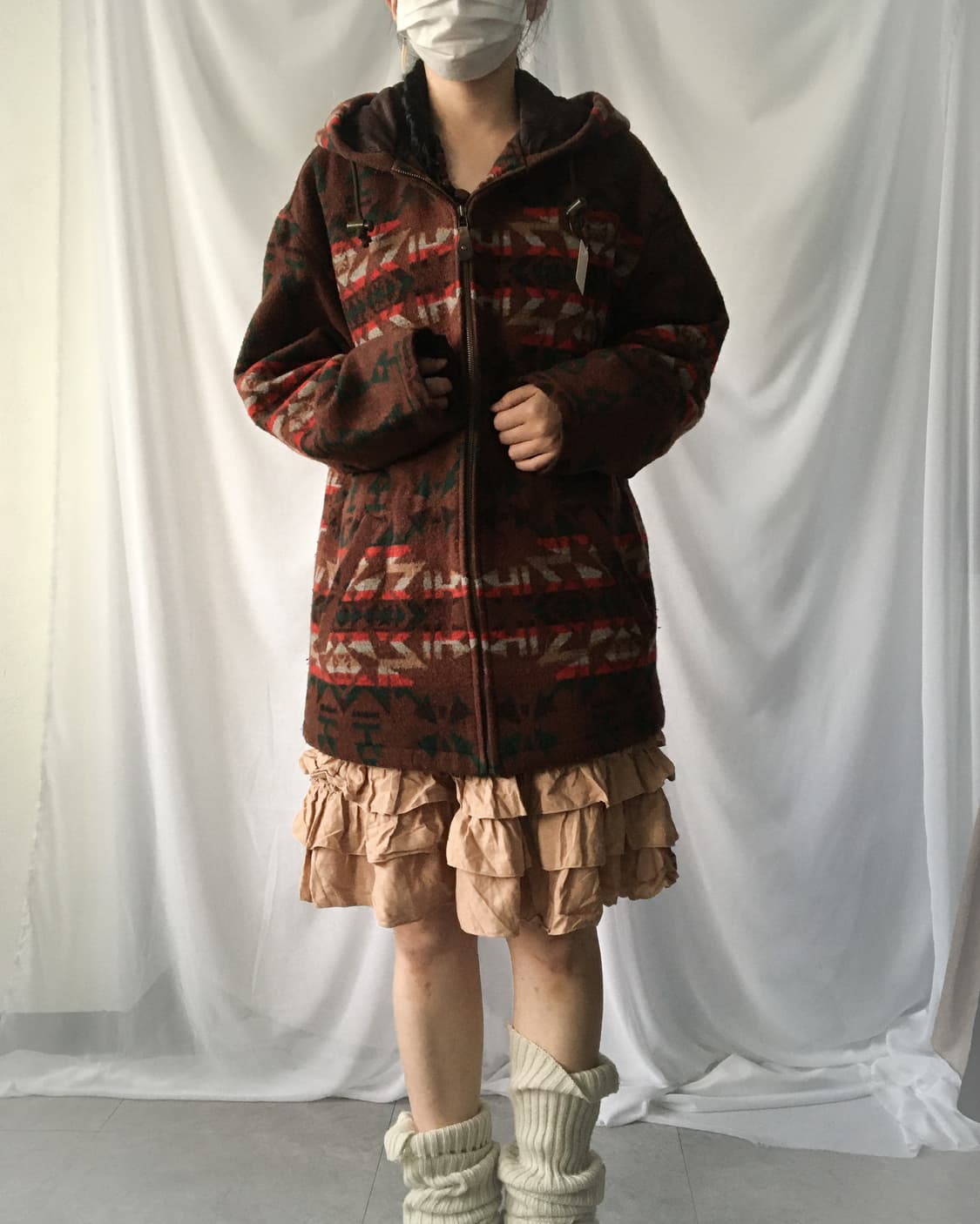 Ethnic mood hood zip up 상품이미지1