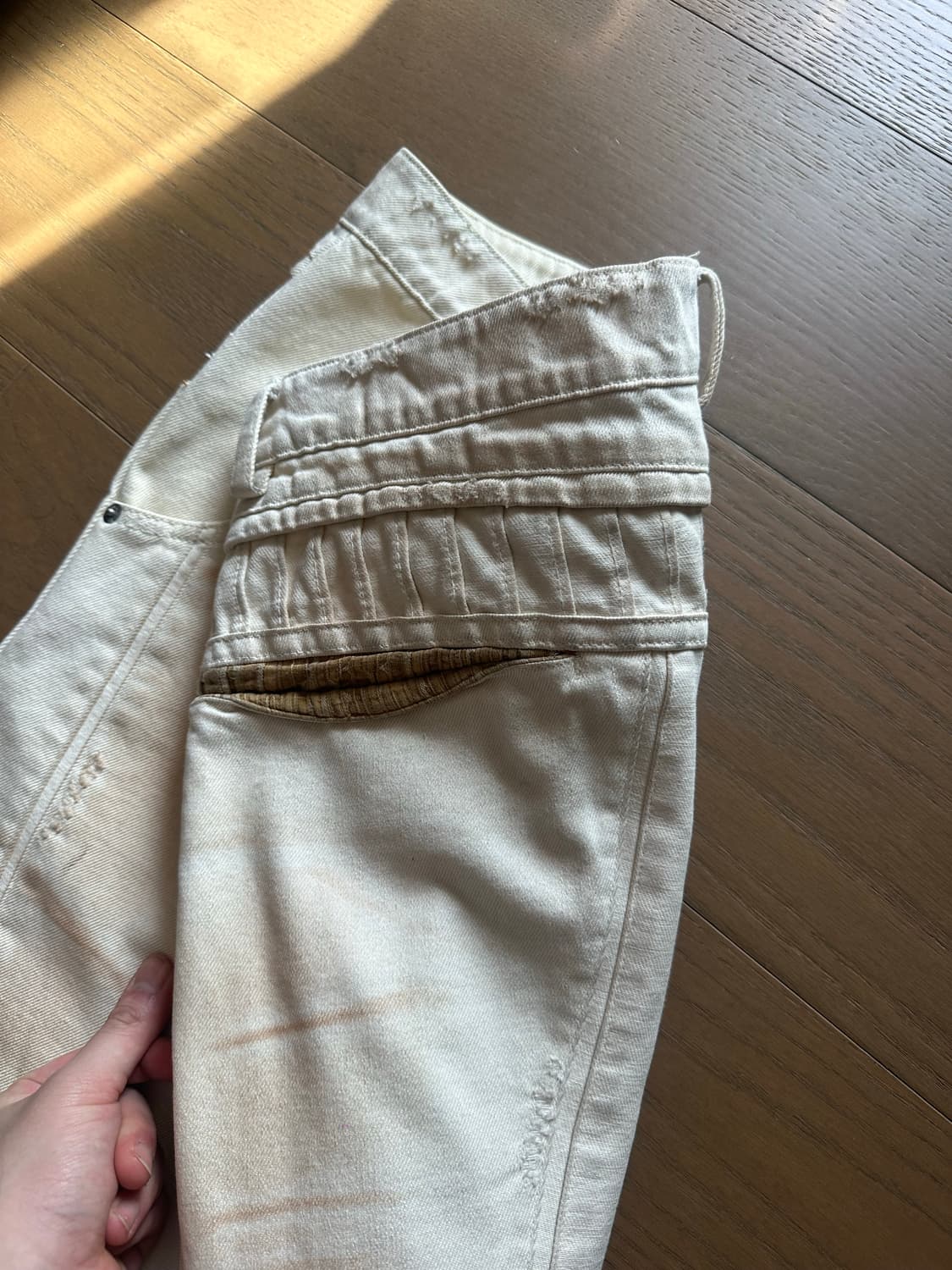 XLIM EP.2 01 PANTS (IVORY)  상품이미지4