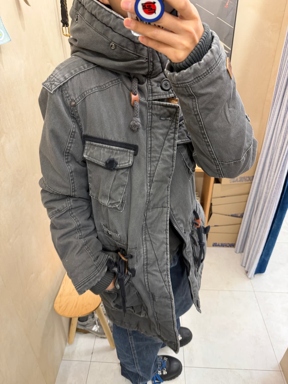KHUJO washed military multipocket jacket 상품이미지9