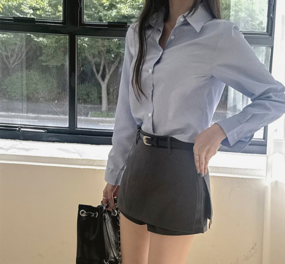 데얼쉬이즈 스트라이프 셔츠 상품이미지1