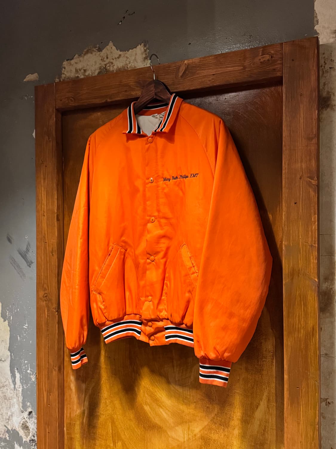 빈티지 Ambulance 스타디움 자켓 (L) 상품이미지4