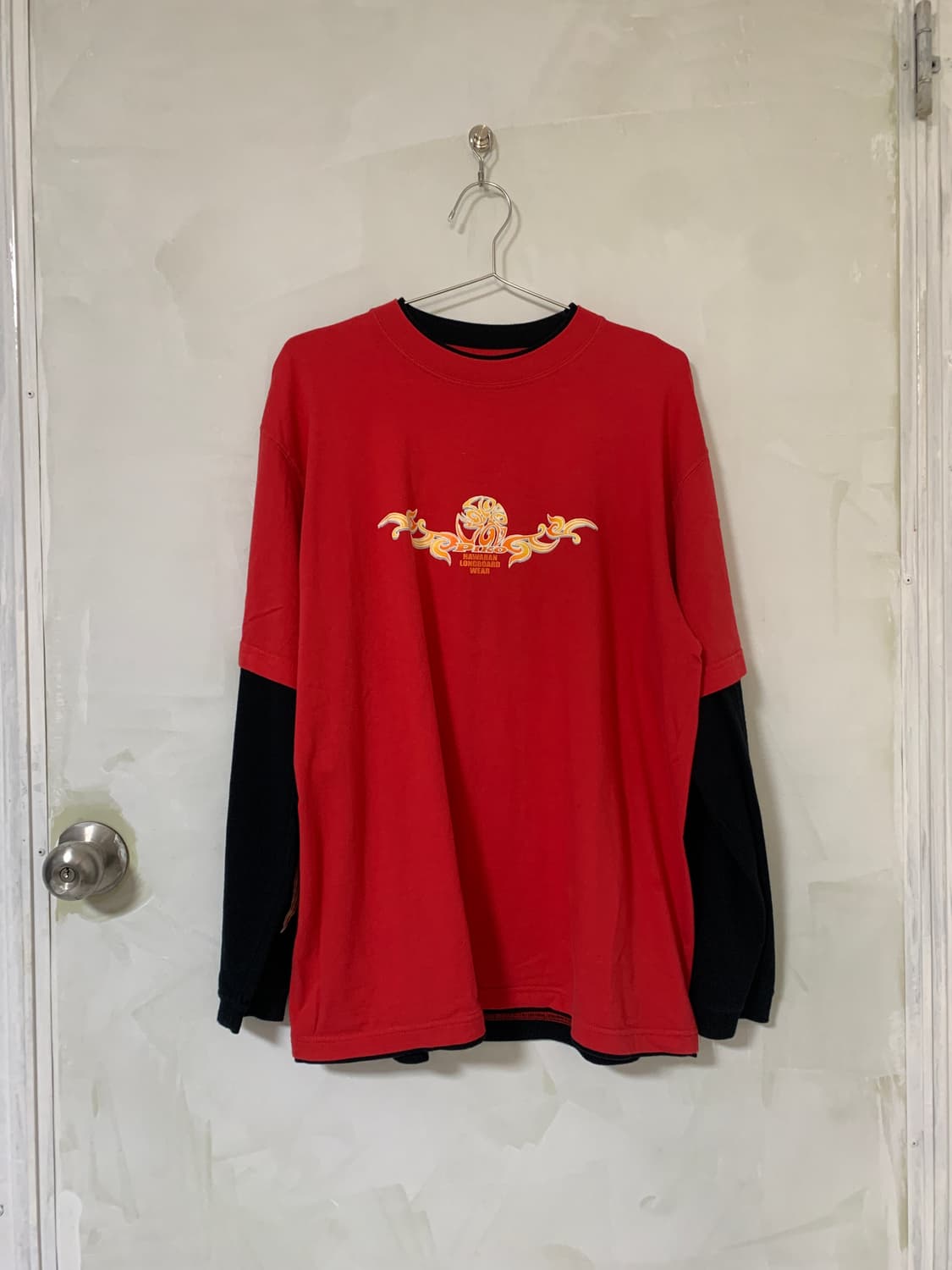 DIKO 플레임 레이어드 반팔 티셔츠 상품이미지3