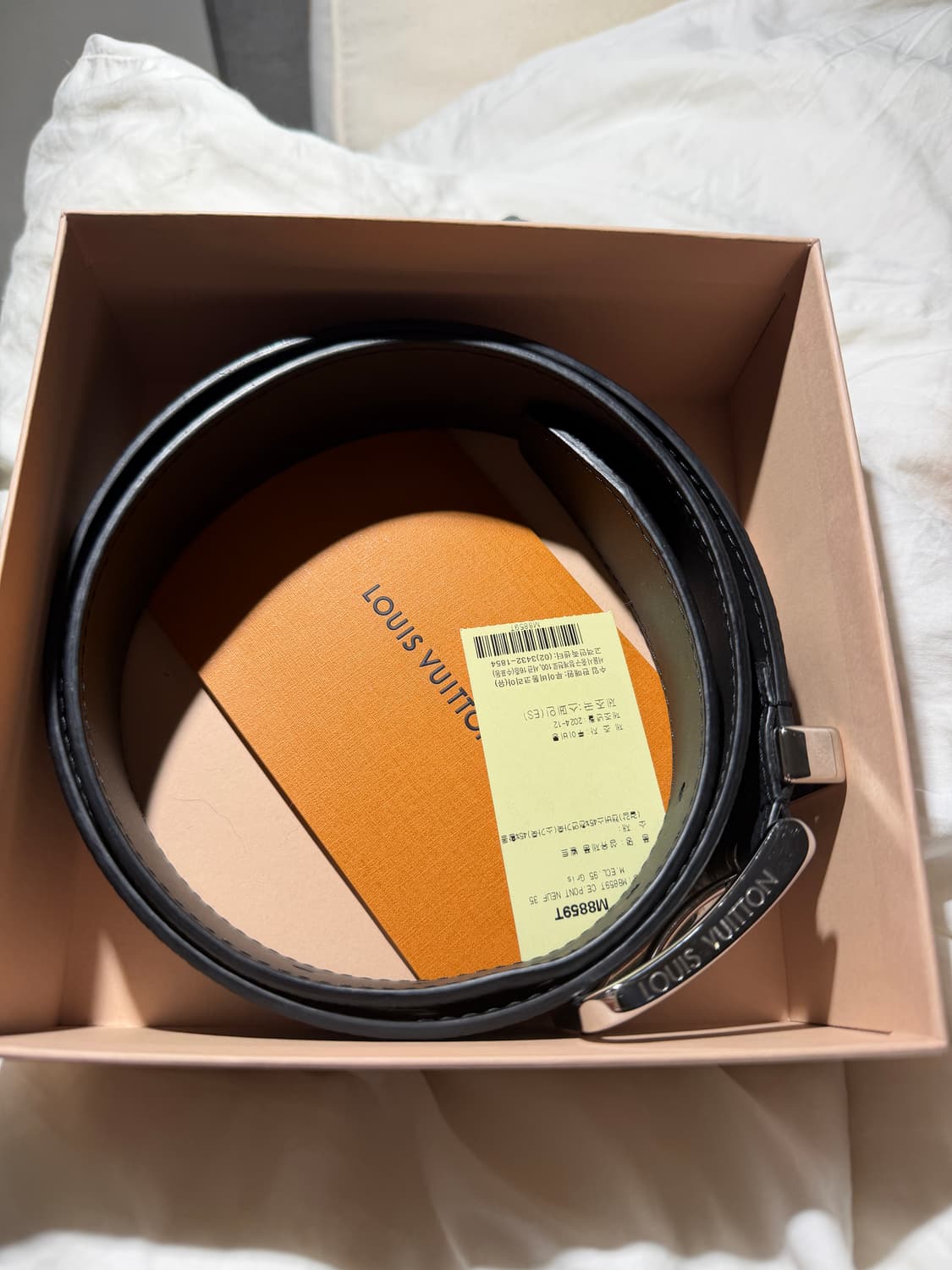 루이비통 퐁뇌프 35mm 벨트 M8859T 90cm 상품이미지1
