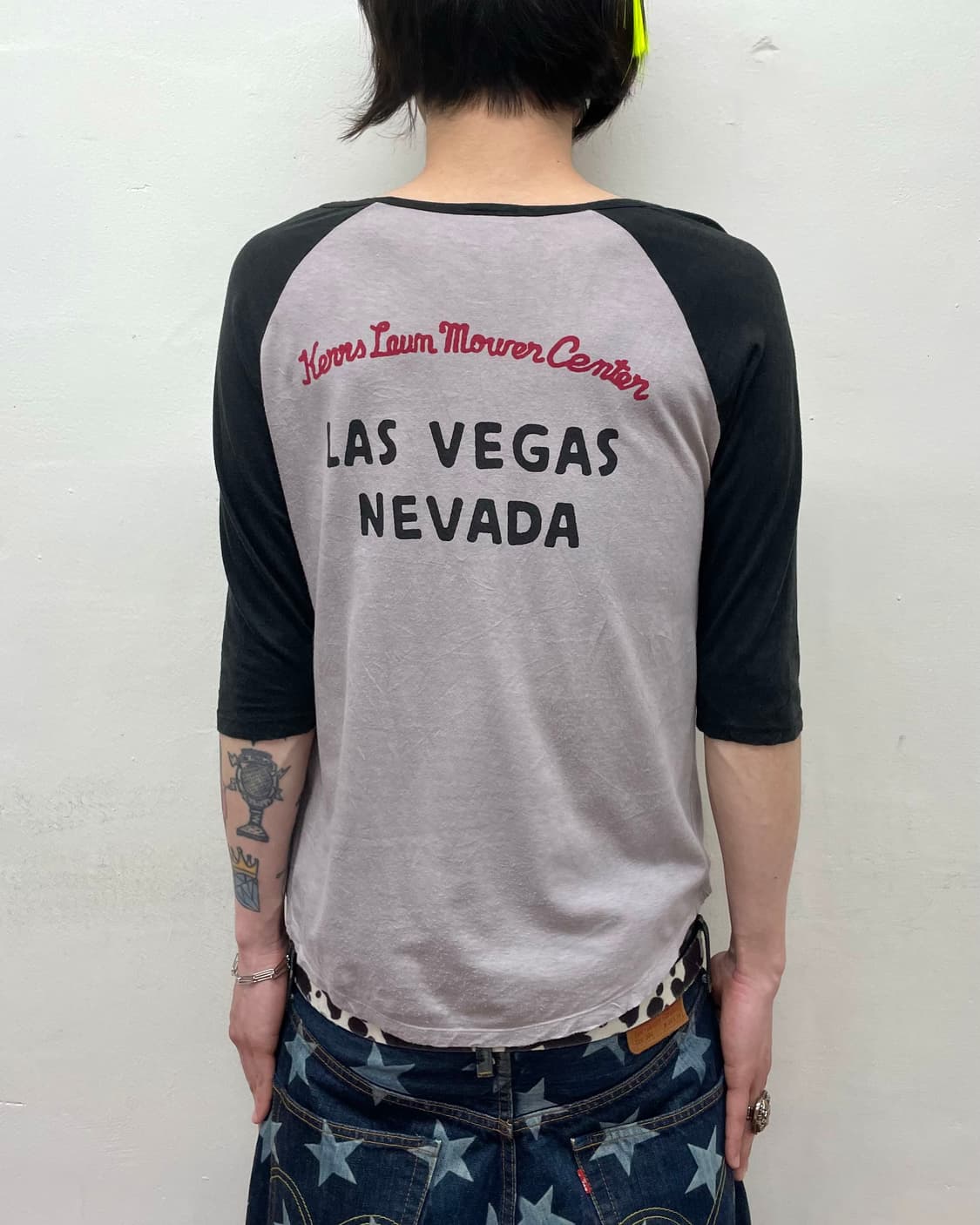 HAVE FUN Purple Lettering Raglan Sleeves 상품이미지2