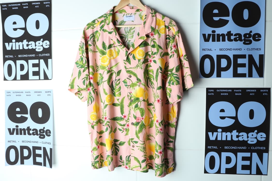 (XL-3XL) 올드네이비 반팔셔츠 남방 USA 하와이안-H33133 상품이미지2