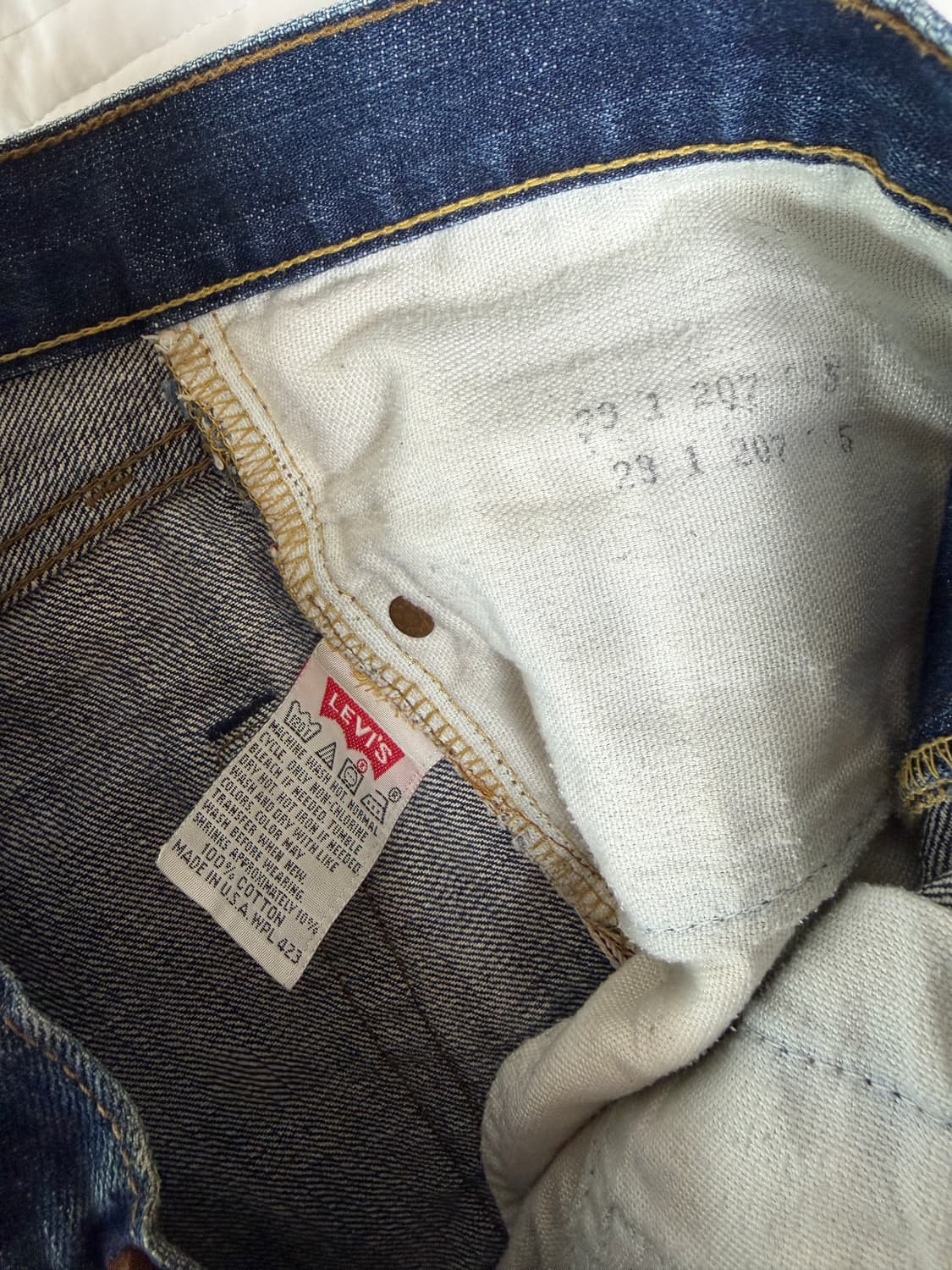 리바이스 Lot 501XX 메이드인 USA 데님치마 상품이미지7
