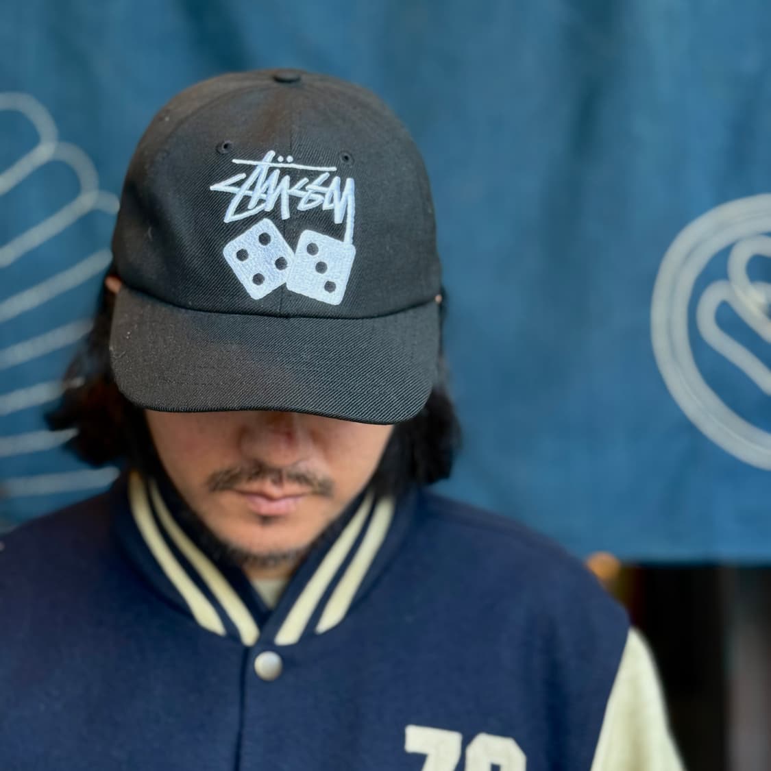 스투시 로우 프로파일 스톡 다이스 스냅백 블랙 OS 상품이미지8