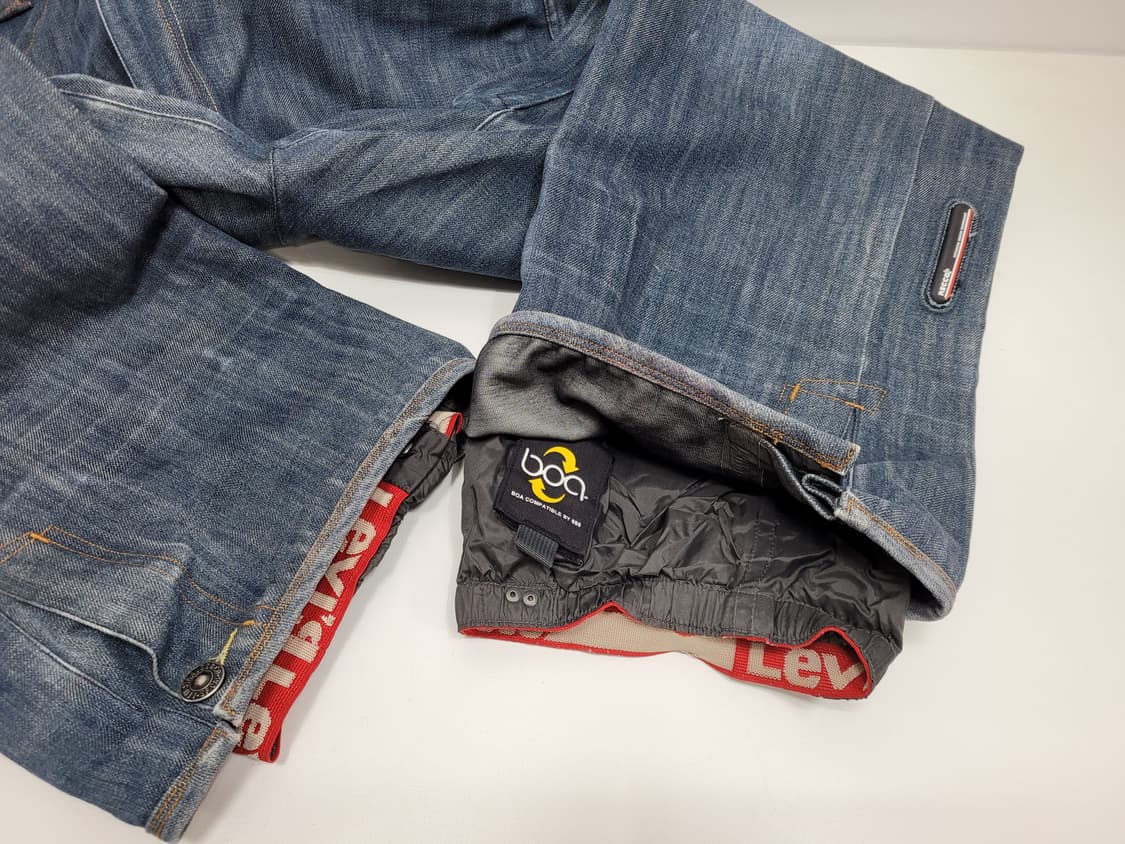 리바이스514 X 686 콜라보 스키 보드 팬츠 / 남 XL 연청 상품이미지4