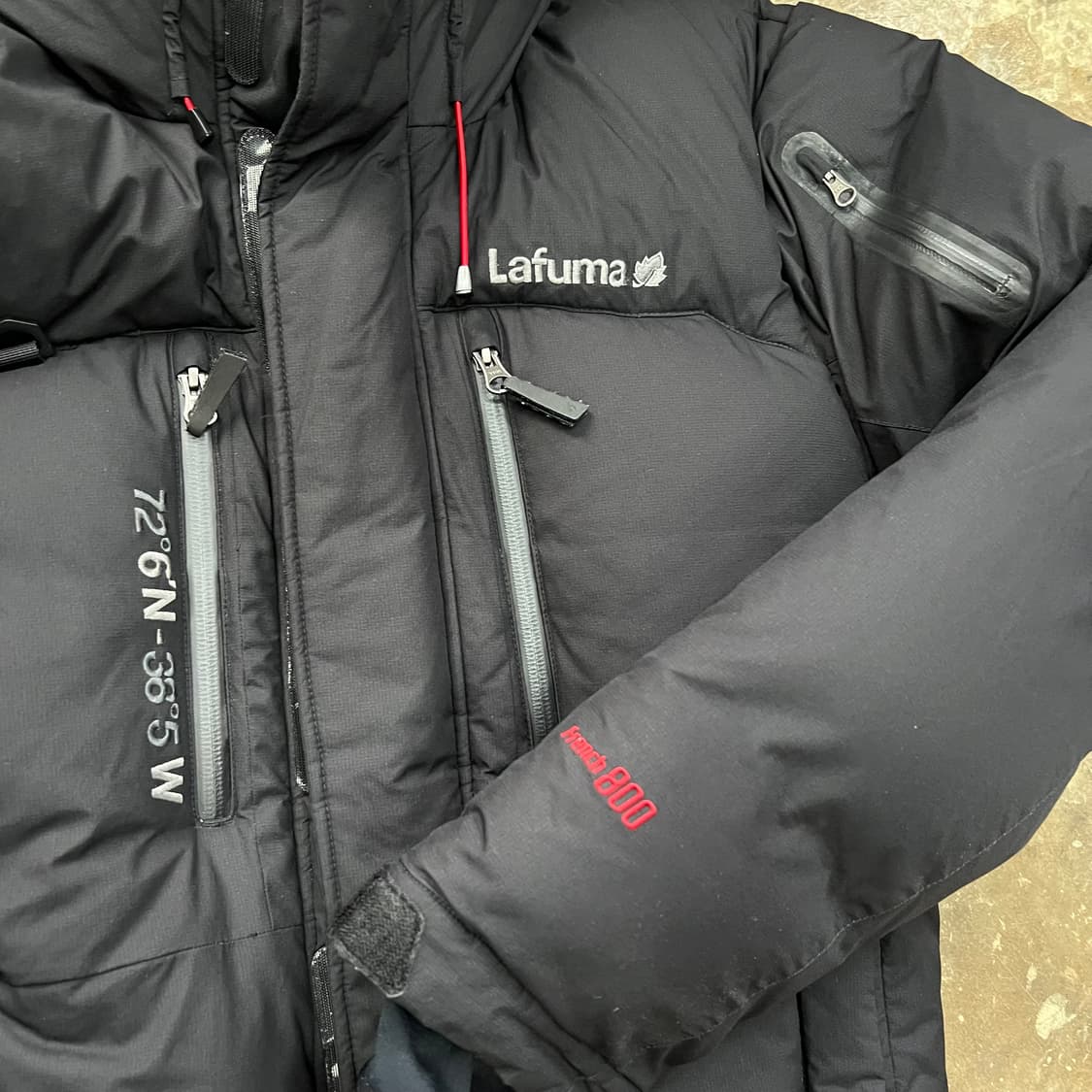 90) 라푸마 그린란드 구스다운 패딩점퍼 헤비급 거위털 대장급패딩 상품이미지5