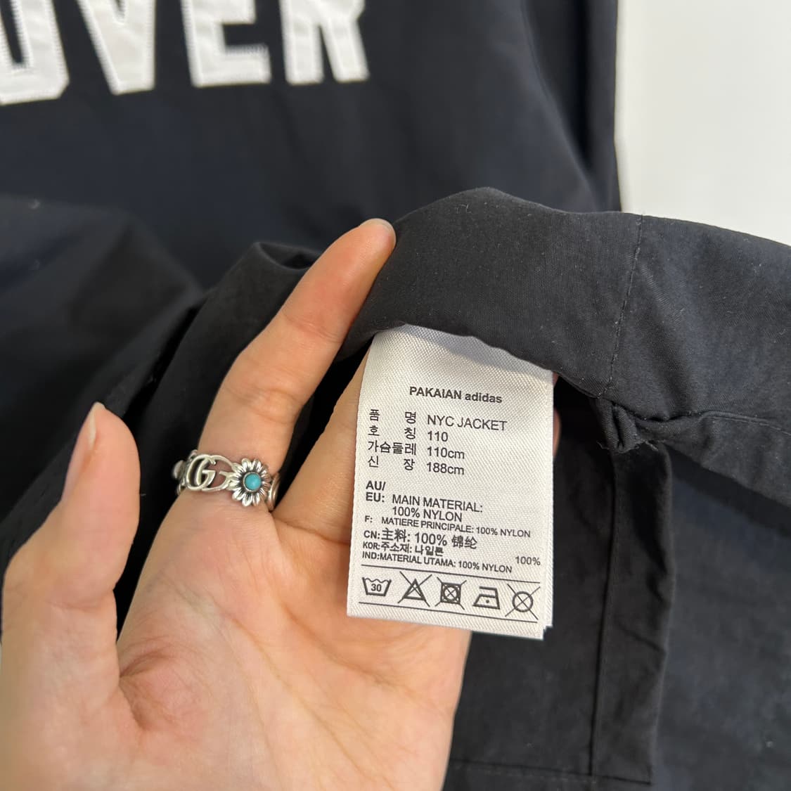 아디다스 유로파 올블랙 코치자켓 110 남성 상품이미지5