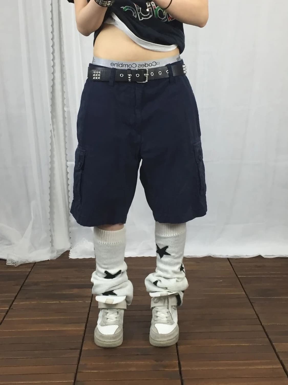 Tommy Hilfiger Navy Cargo Shorts 상품이미지1