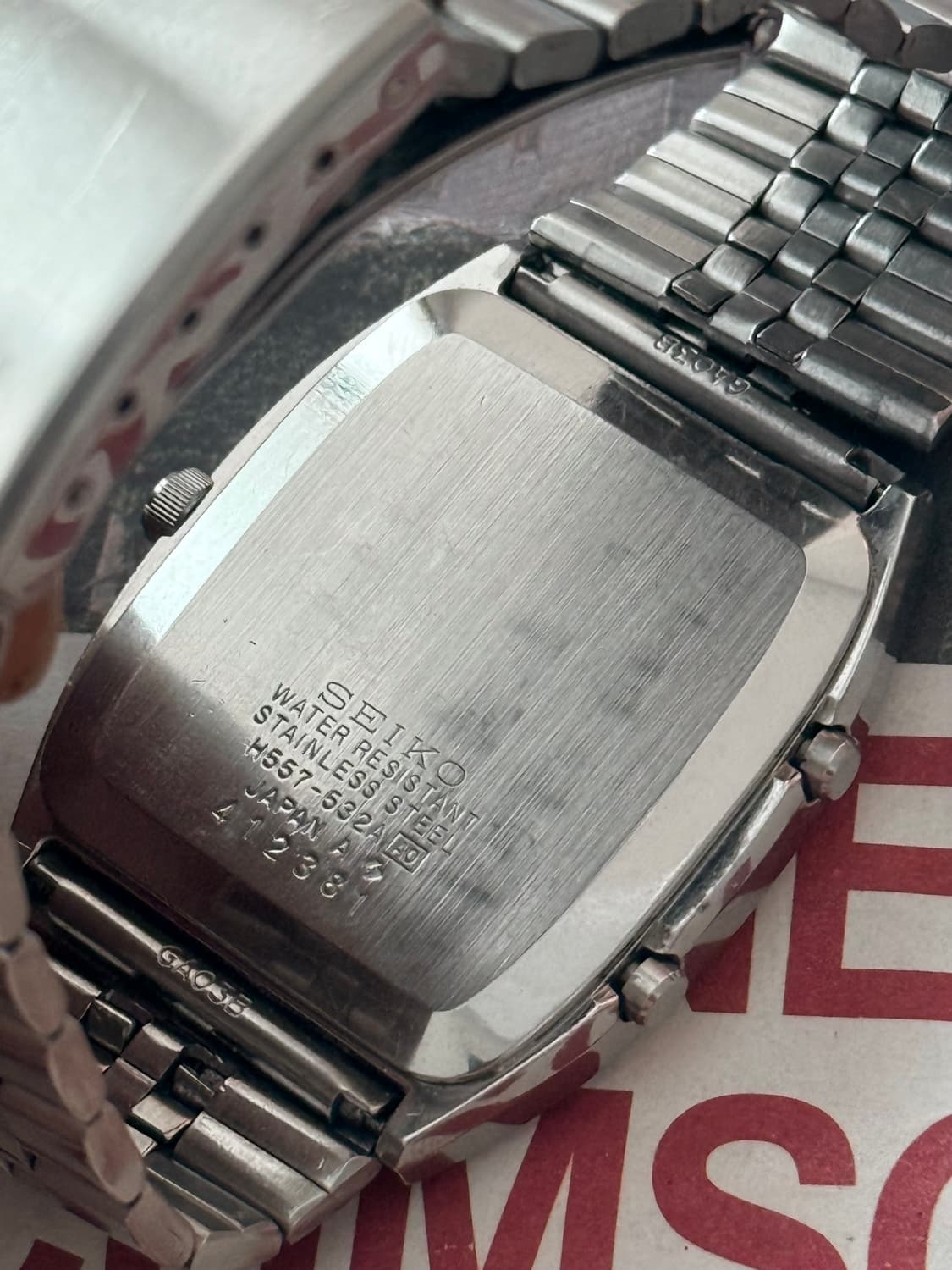 Seiko 세이코 아나디지 쿼츠 1984 상품이미지5