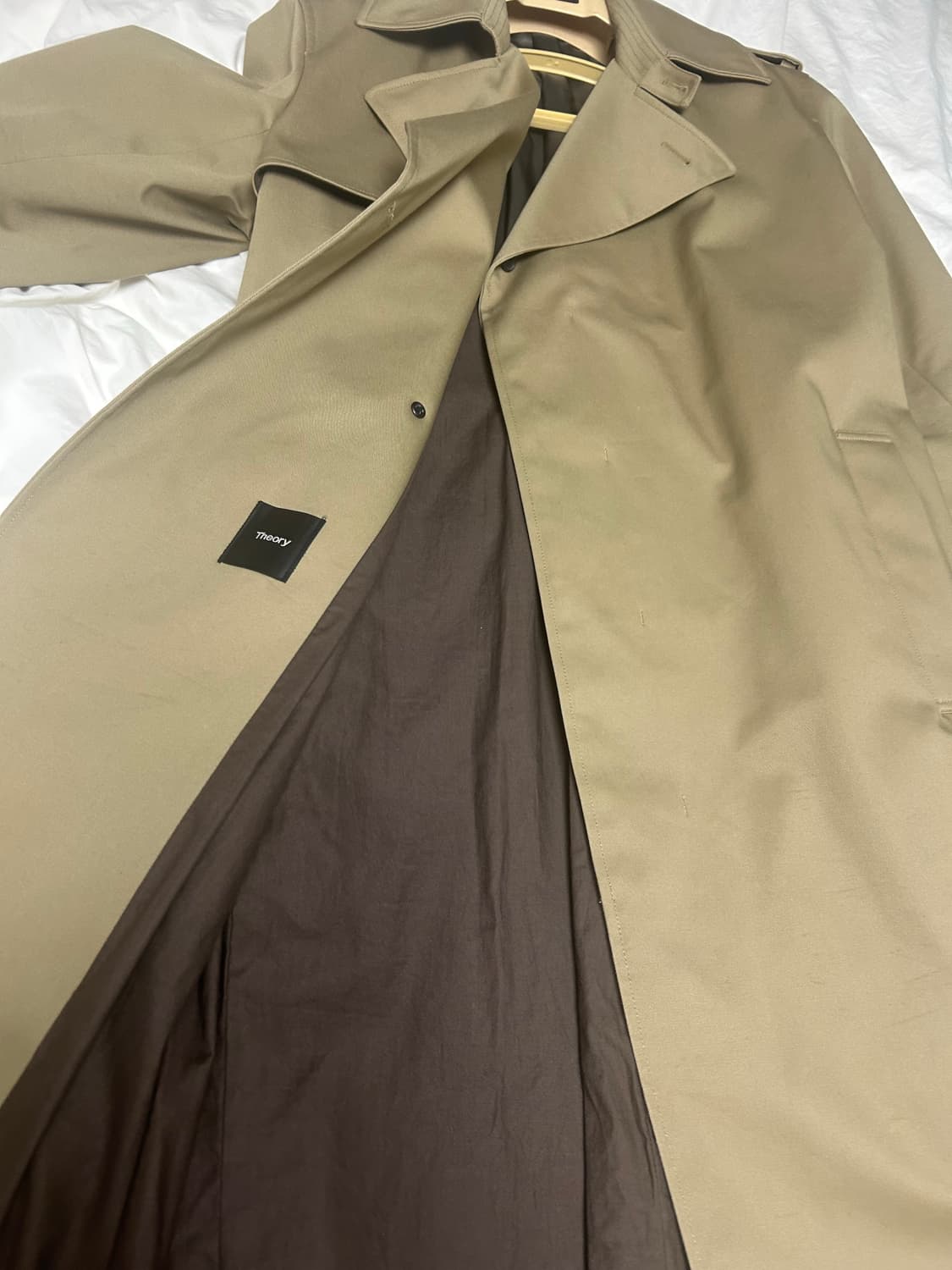 Theory 트렌치 코트 M 베이지-S급 상품이미지6