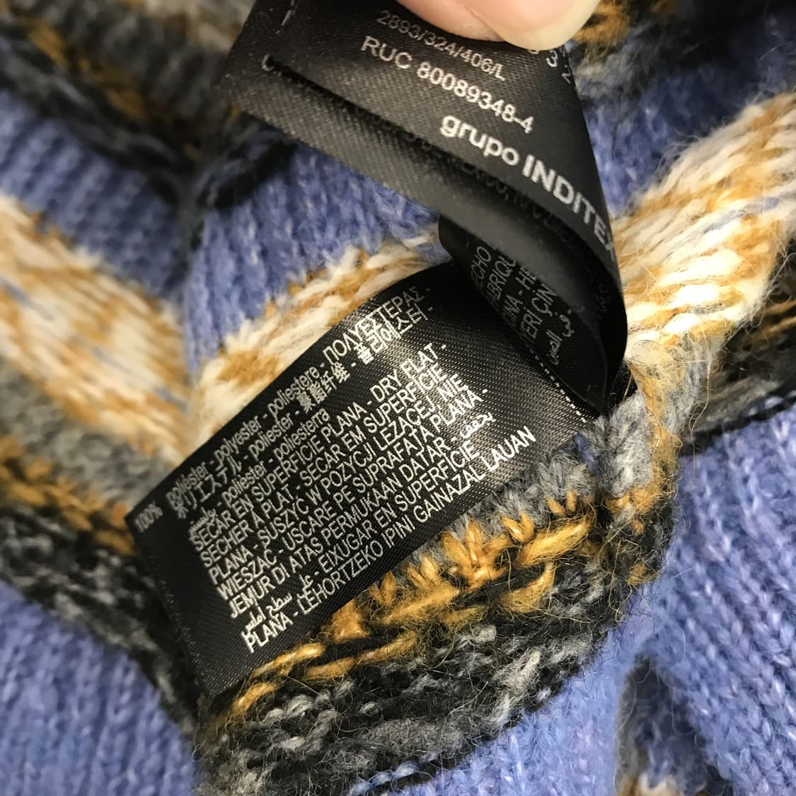 자라 빈티지 자카드 스웨터니트 [L] 상품이미지6