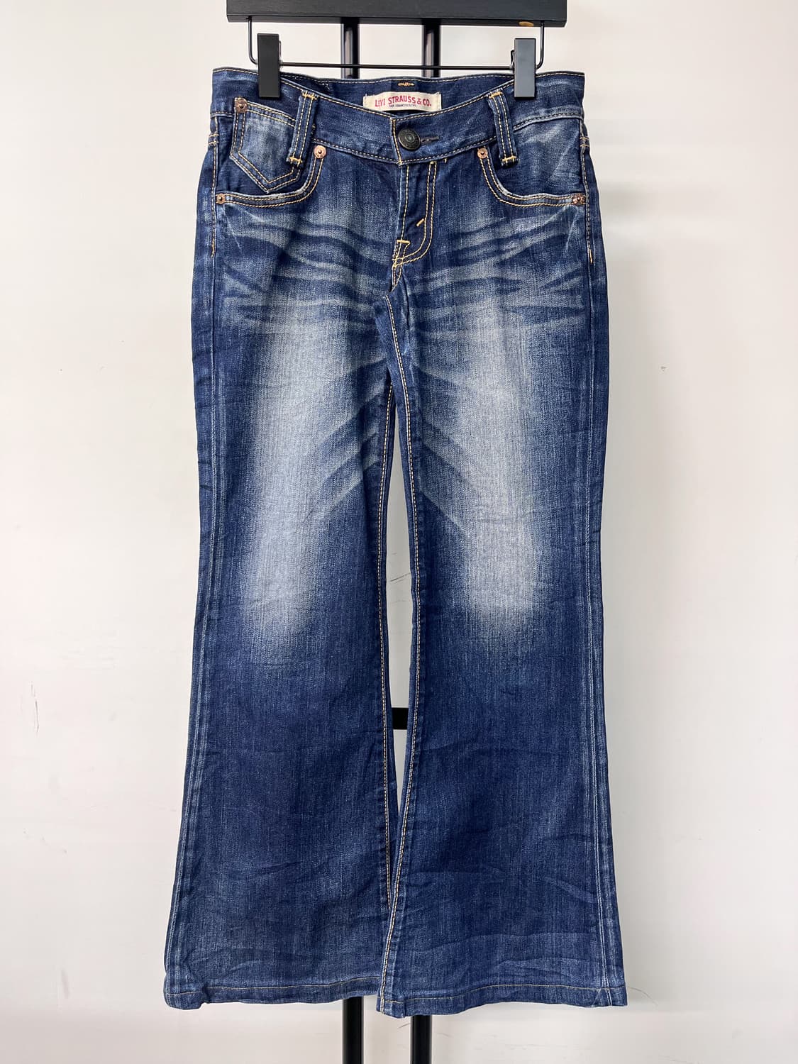 리바이스 워싱 부츠컷 데님 진스 상품이미지1