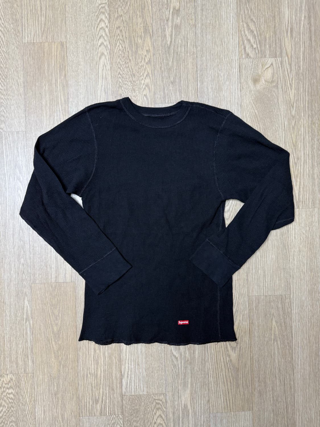 슈프림 헤인즈 써멀 와플 크루넥 플레인 롱슬리브M 상품이미지1
