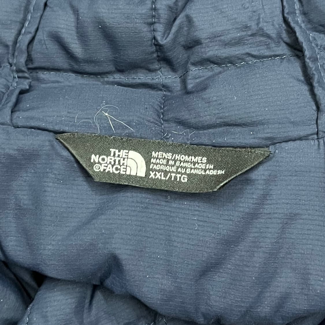 [정품/XXL] 노스페이스 후드 퀼팅 패딩 네이비 b16 상품이미지5