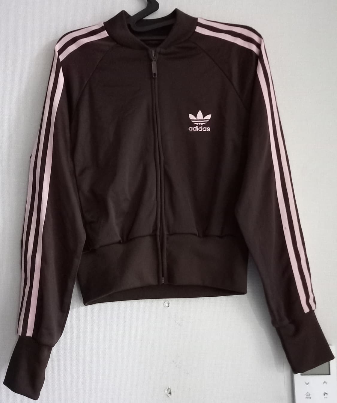 아디다스 대장급  브라운 핑크 초코 트랙탑 저지 져지집업 85/XS 상품이미지1