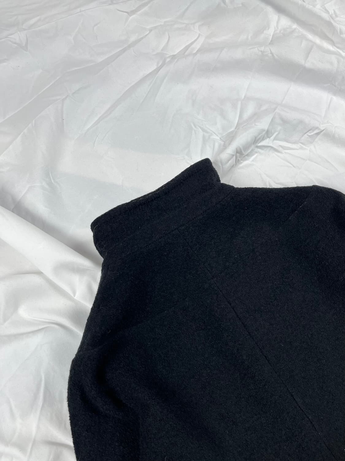 90s Comme des Garcons 축용울  소매 디스커팅 셔츠 자켓 상품이미지5