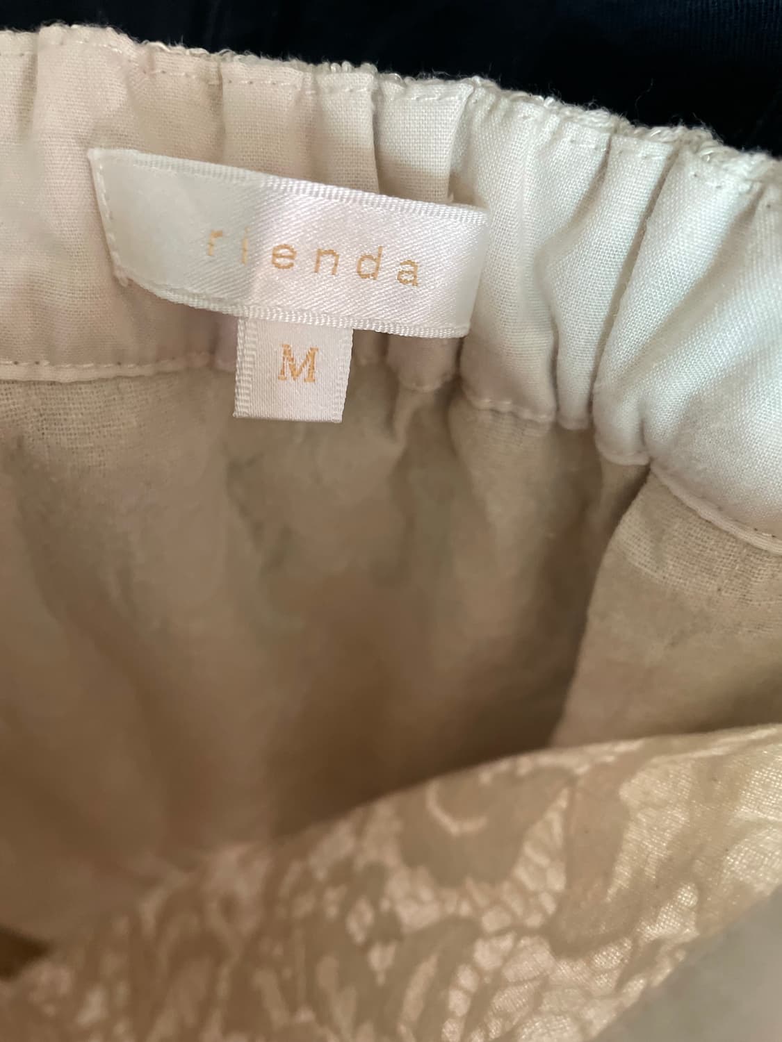 rienda 아이보리 레이스 머메이드 밴딩 스커트 상품이미지5