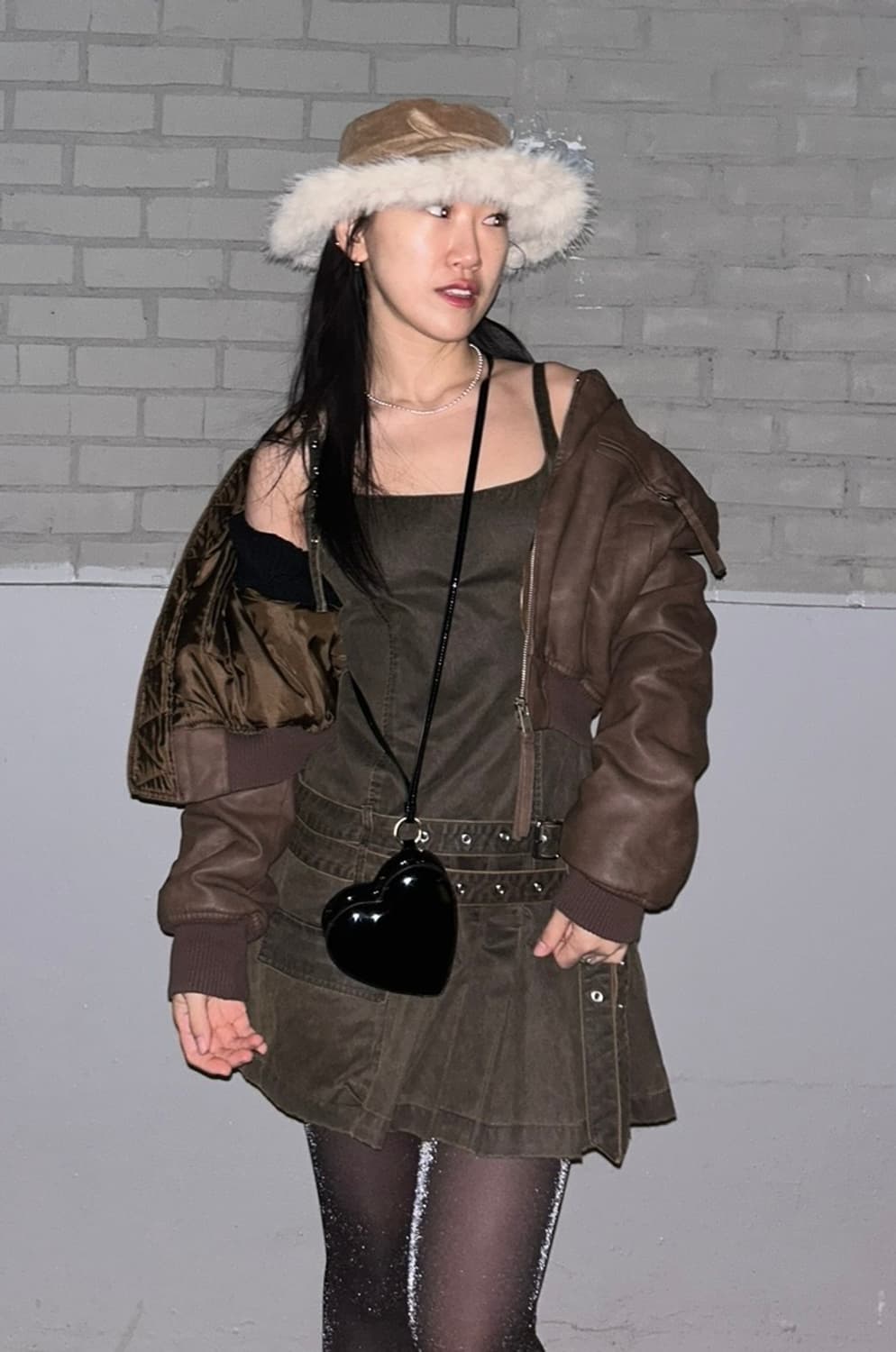 자라 왁스드 플리츠 원피스 상품이미지1