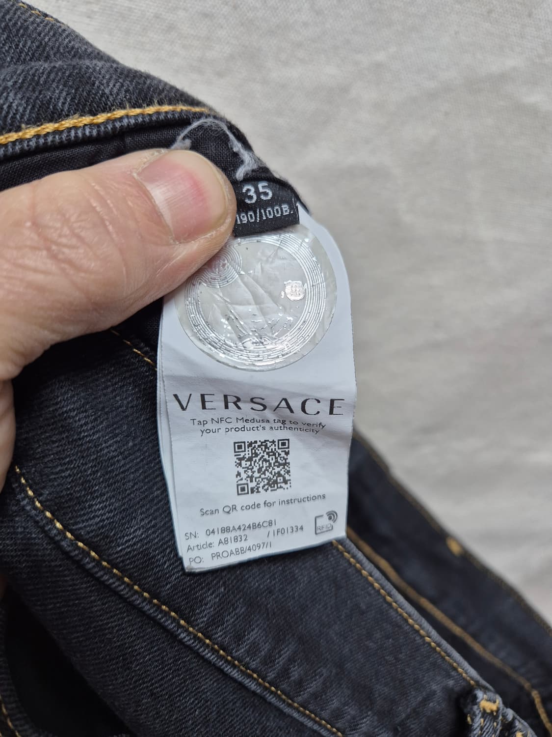 베르사체 남성 청바지 상품이미지7