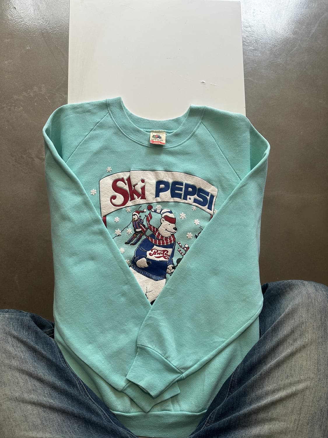 90’s usa 스키 펩시 스웻셔츠 맨투맨 상품이미지1