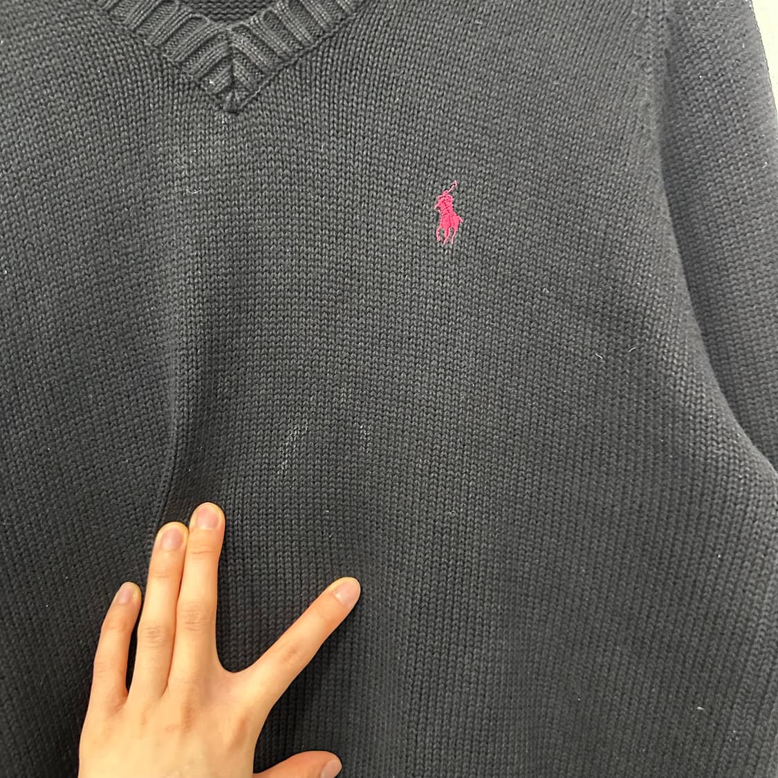 폴로 랄포르렌 꽈배기 니트 상품이미지3