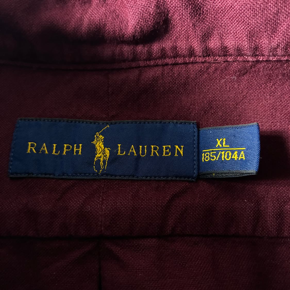 Polo  폴로 랄프로렌 자수 코튼 버건디 옥스퍼드 셔츠  상품이미지4