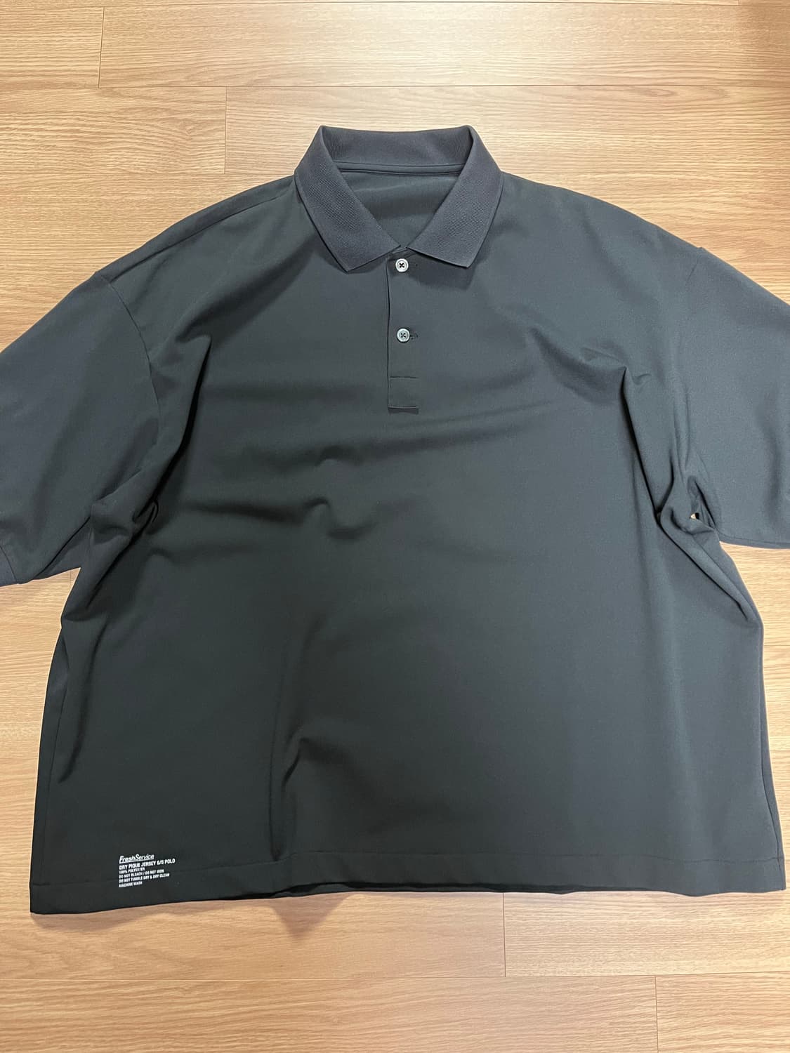 프레쉬서비스 DRY PIQUE JERSEY S/S POLO 블랙 L 상품이미지1