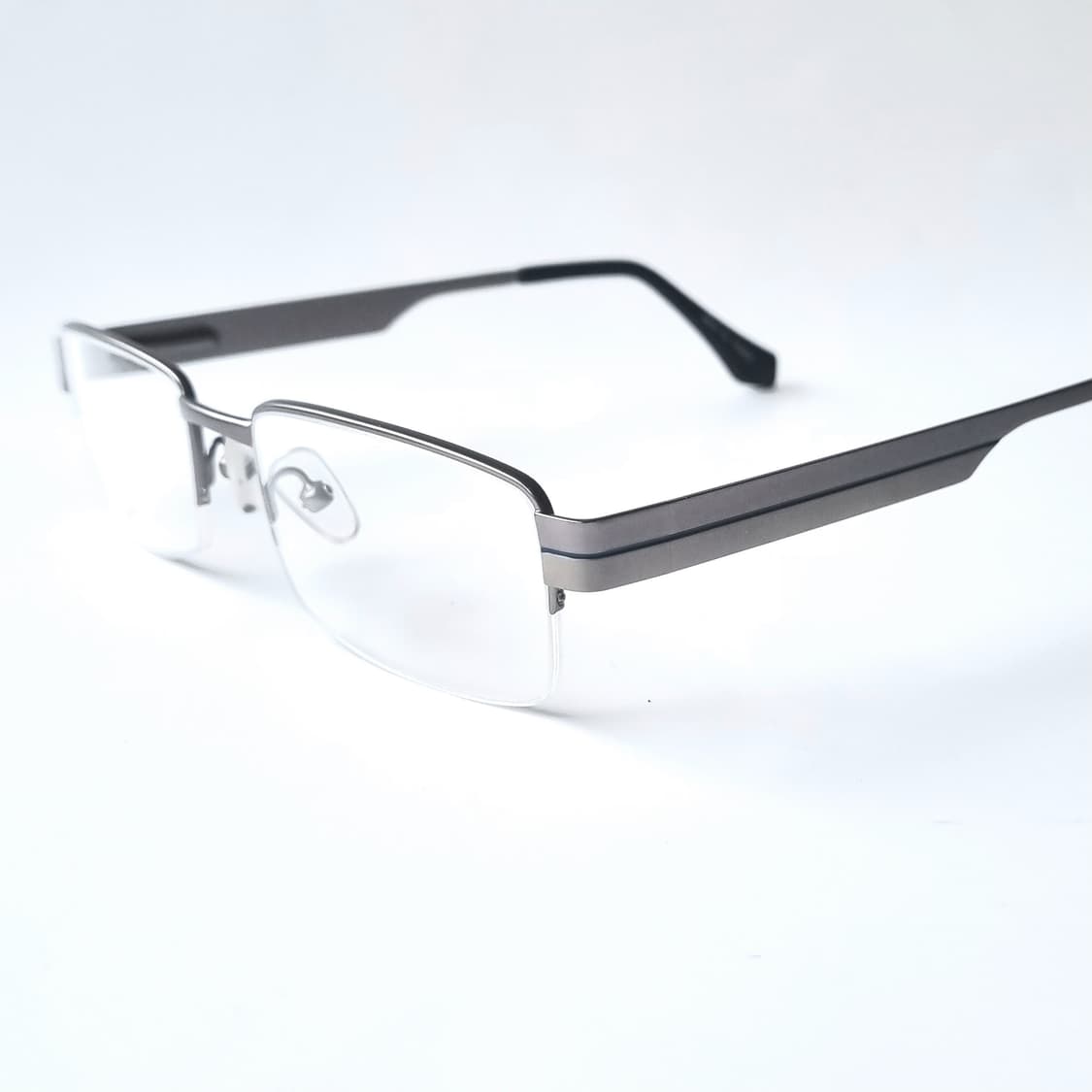 데드스탁 빈티지 반무테 사각 안경테 444 상품이미지1