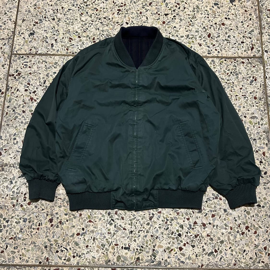 라코스테(Lacoste) 모직 리버시블 블루종 자켓 상품이미지4