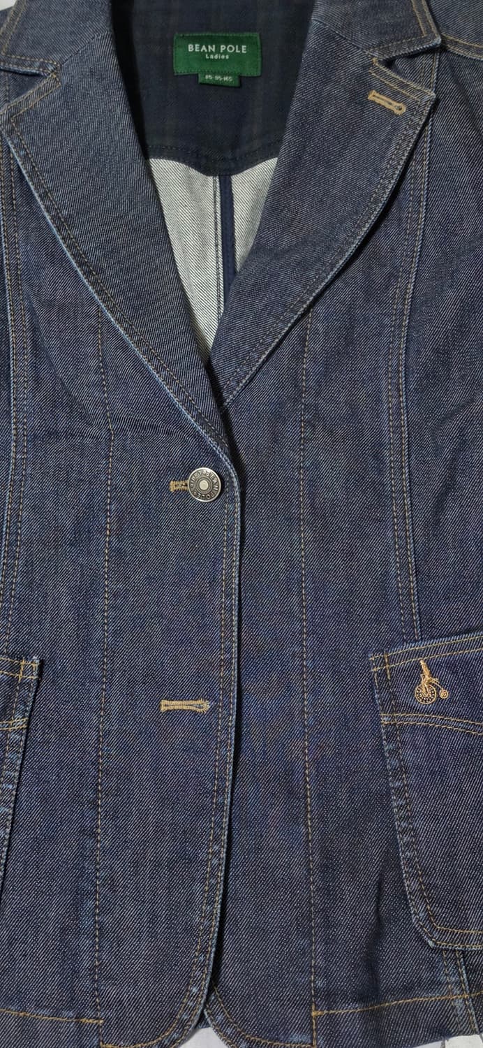 빈폴 레이디스 빈티지 데님 자켓 85-95-165 상품이미지5