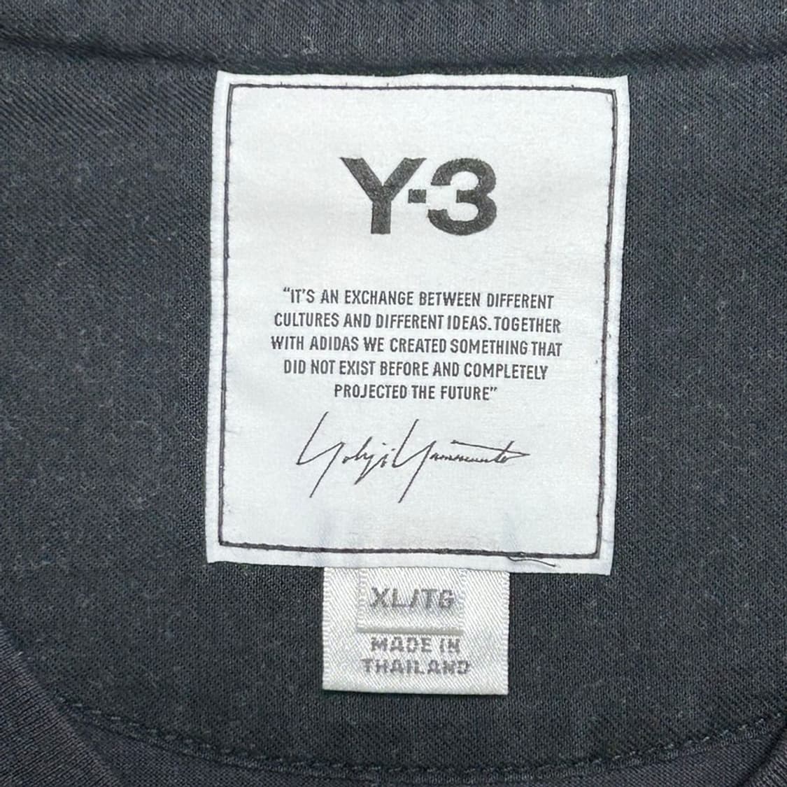 아디다스 X Y-3 로고 티셔츠 블랙티 XL 상품이미지6