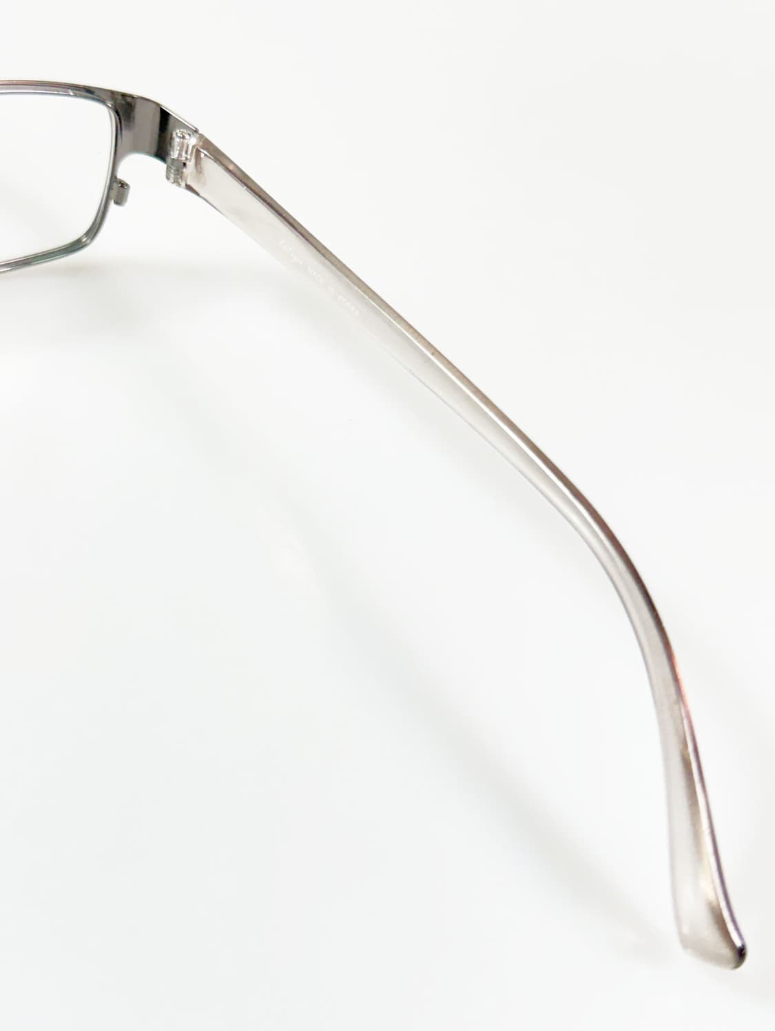 EPILOGUE 다크 실버 슬림 스퀘어 메탈 빈티지 안경 상품이미지6