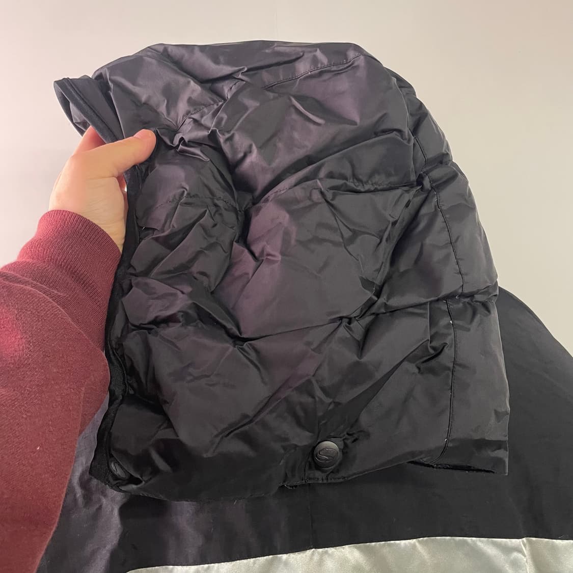 90s 베어 리버시블 패딩 눕시 상품이미지8