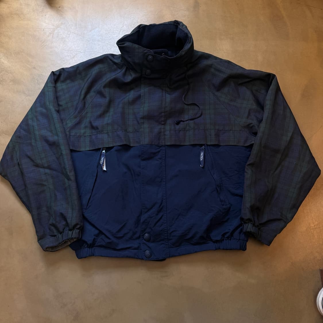 90S 노티카 타탄체크 플리스 리버서블 자켓  상품이미지2