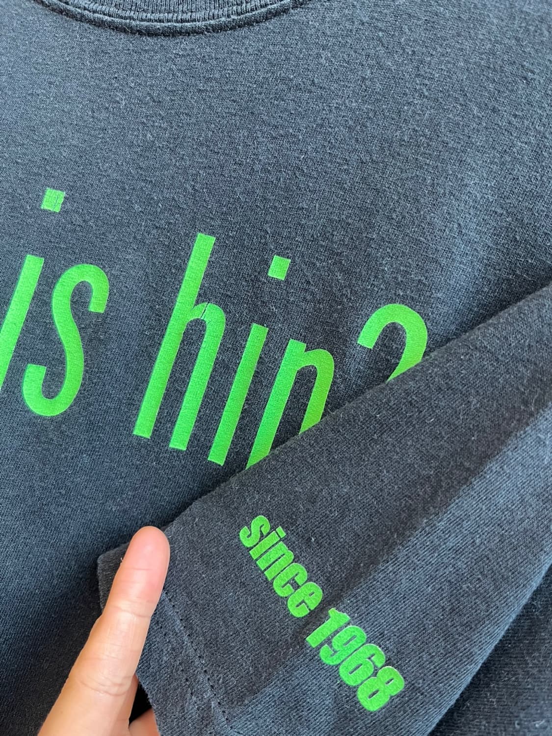 미국빈티지 what is hip? 반팔 티셔츠 상품이미지5