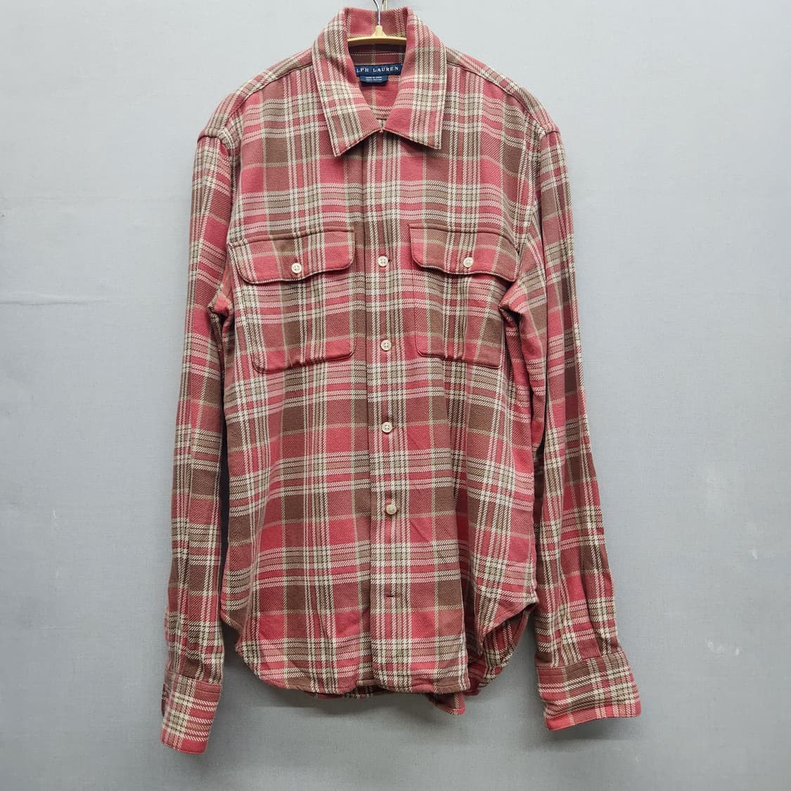폴로랄프로렌 체크 플란넬 워크 셔츠 2(M) 상품이미지1