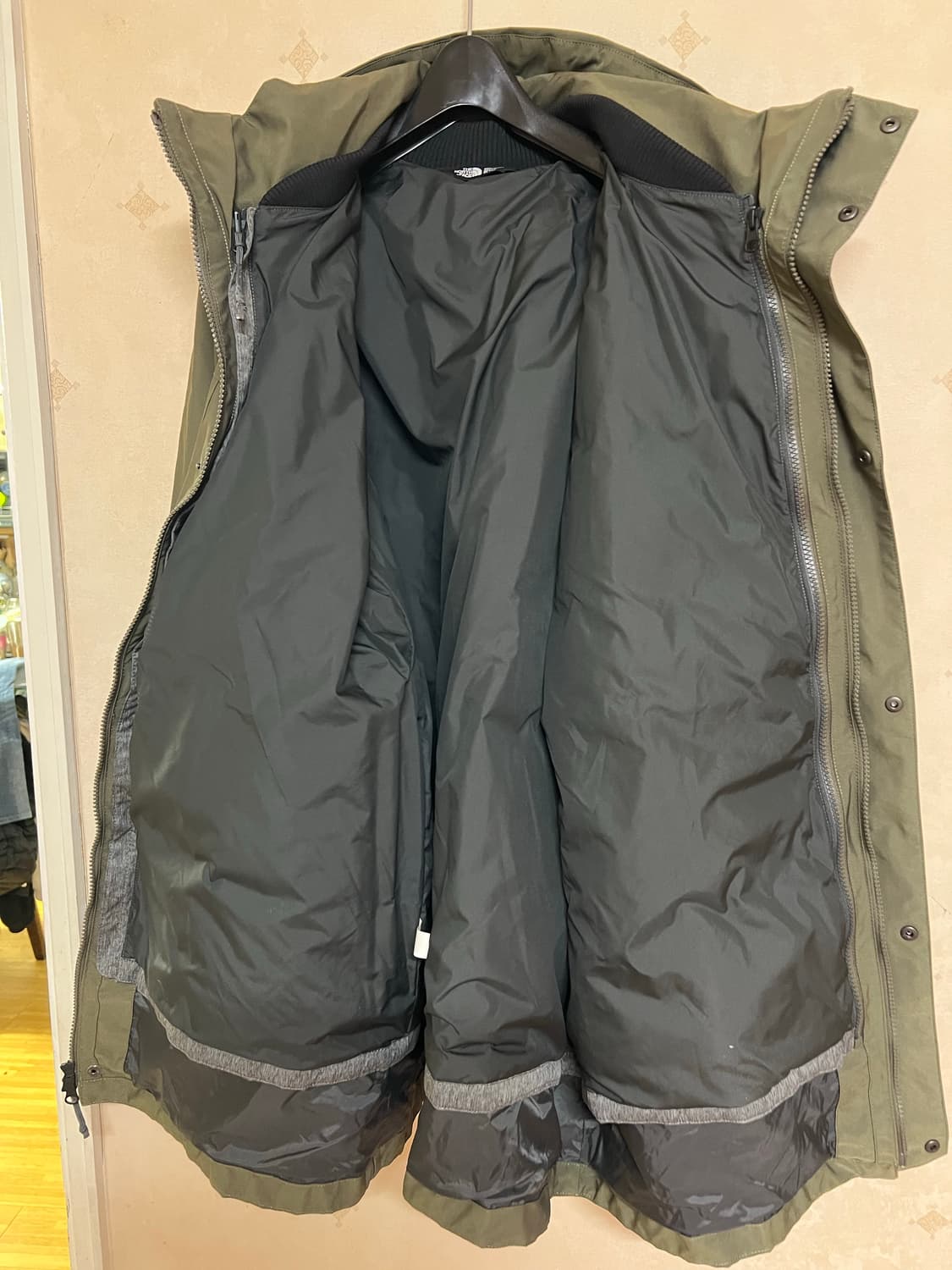 노스페이스 남성 2in1 패딩 점퍼 XL사이즈입니다 상품이미지5