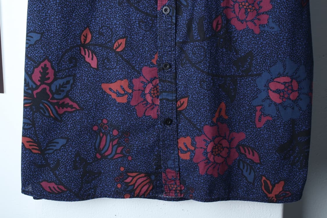 (XL-2XL) 모시모 반팔셔츠 남방 USA 하와이안 블루-H33348 상품이미지4