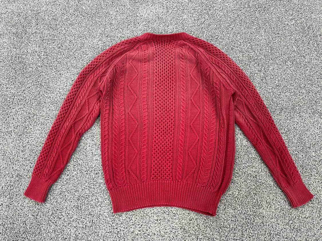 [XL][M] 폴로 랄프로렌 피그먼트 케이블니트 2사이즈 상품이미지7